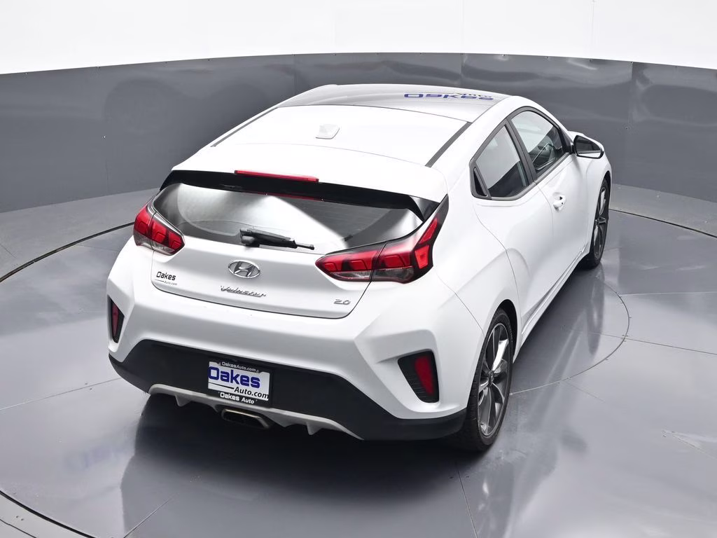 2019 Chalk White Hyundai Veloster 2.0 Premium FWD Hatchback
