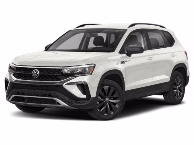 2023 Pure White Volkswagen Taos 1.5T S FWD SUV
