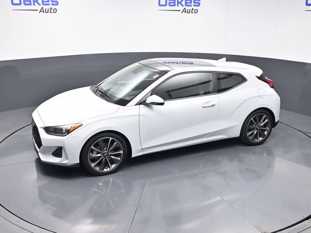 2019 Chalk White Hyundai Veloster 2.0 Premium FWD Hatchback