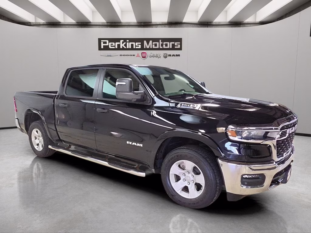2025 Diamond Black Crystal Pearlcoat Ram 1500 Big Horn/Lone Star 4X4 Truck