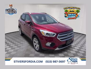 2018 Ruby Red Metallic Ford Escape Titanium 4X4 SUV