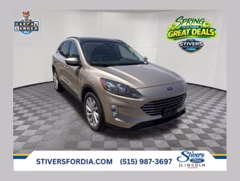 2021 Desert Gold Metallic Ford Escape Titanium AWD SUV