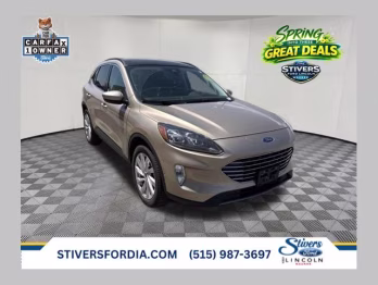 2021 Desert Gold Metallic Ford Escape Titanium AWD SUV