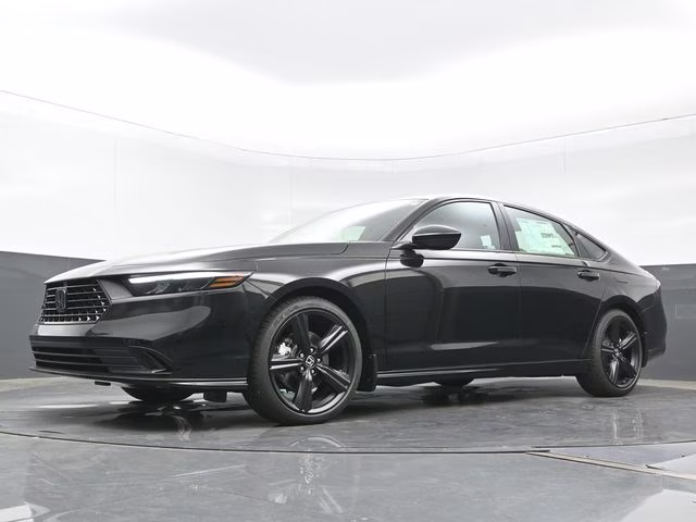 2026 Crystal Black Pearl Honda Accord Hybrid Sport-L FWD Sedan