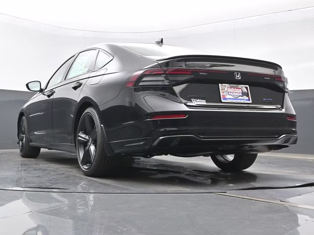 2026 Crystal Black Pearl Honda Accord Hybrid Sport-L FWD Sedan