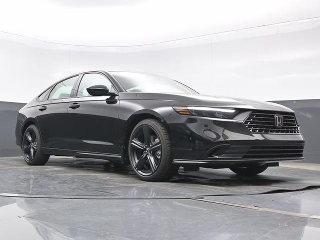 2026 Crystal Black Pearl Honda Accord Hybrid Sport-L FWD Sedan