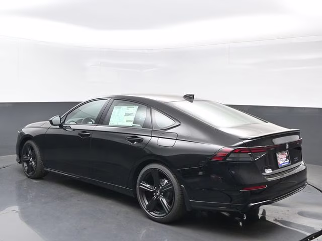 2026 Crystal Black Pearl Honda Accord Hybrid Sport-L FWD Sedan