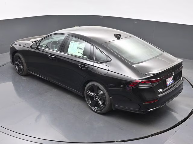 2026 Crystal Black Pearl Honda Accord Hybrid Sport-L FWD Sedan