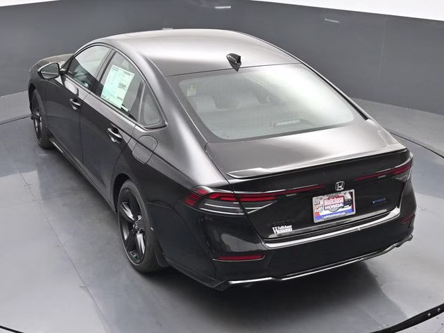 2026 Crystal Black Pearl Honda Accord Hybrid Sport-L FWD Sedan