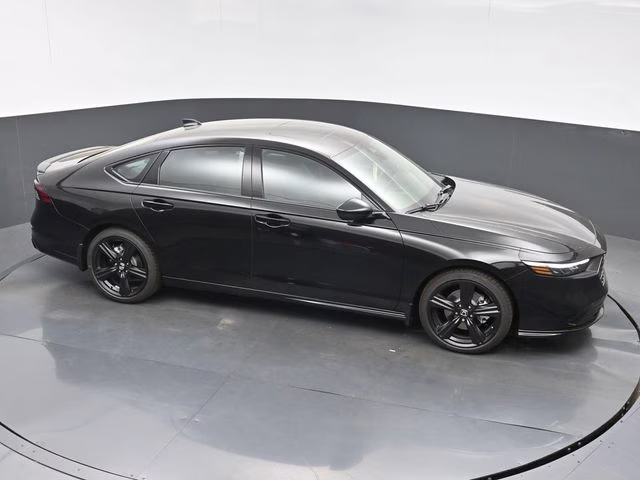2026 Crystal Black Pearl Honda Accord Hybrid Sport-L FWD Sedan
