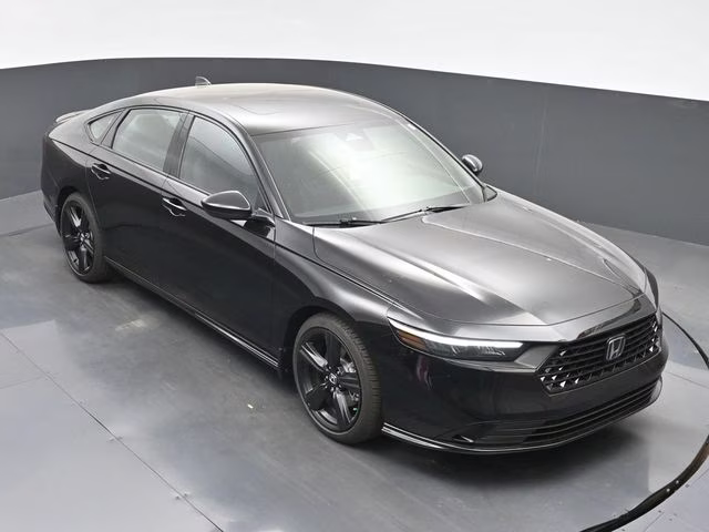 2026 Crystal Black Pearl Honda Accord Hybrid Sport-L FWD Sedan