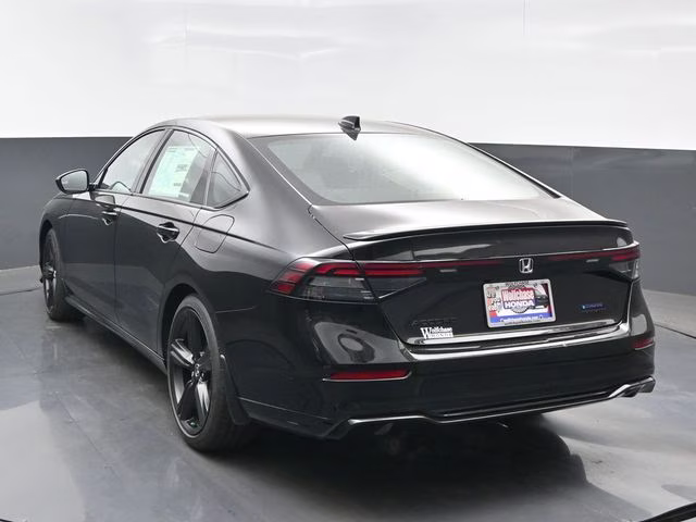 2026 Crystal Black Pearl Honda Accord Hybrid Sport-L FWD Sedan