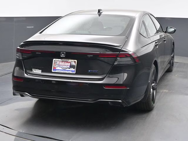 2026 Crystal Black Pearl Honda Accord Hybrid Sport-L FWD Sedan
