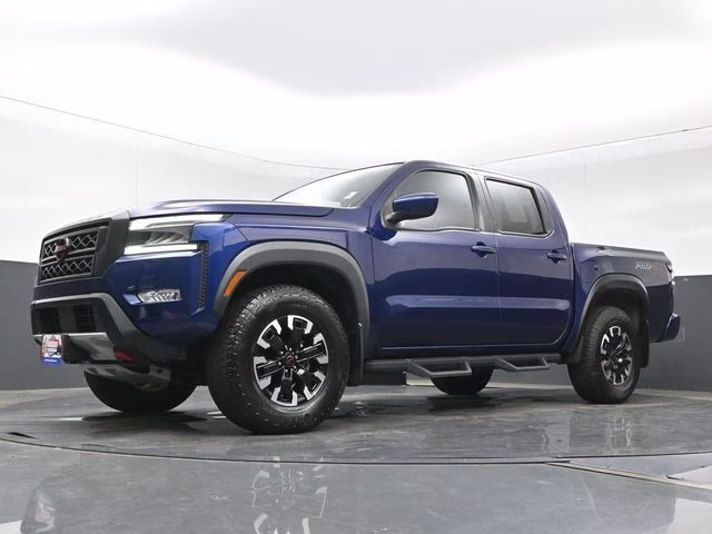 2023 Deep Blue Pearl Nissan Frontier PRO-4X 4X4 Truck