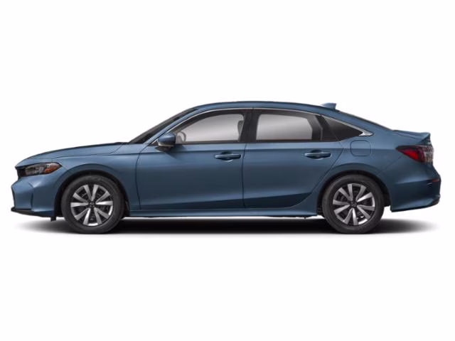 2026 Blue Lagoon Pearl Honda Civic LX FWD Sedan