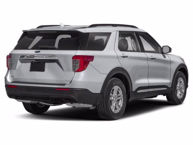 2023 Silver Metallic Ford Explorer XLT RWD SUV