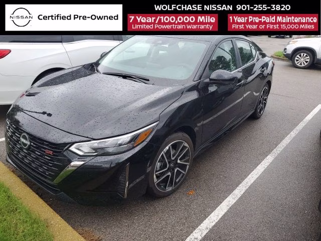 2024 Super Black Nissan Sentra SR FWD Sedan
