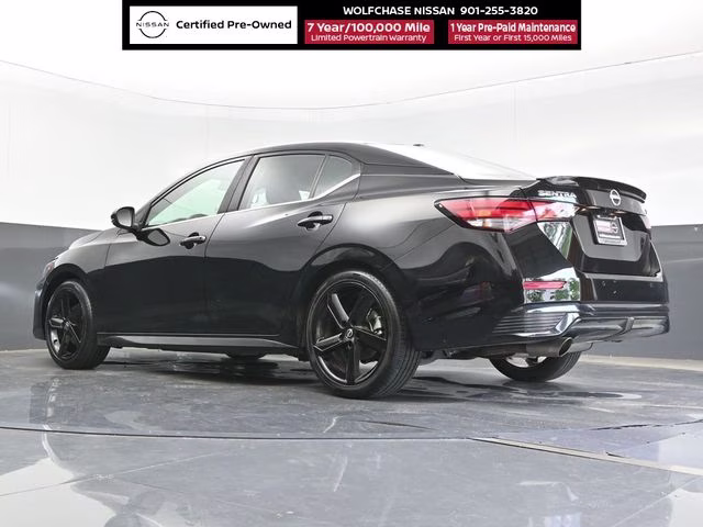 2024 Super Black Nissan Sentra SR FWD Sedan
