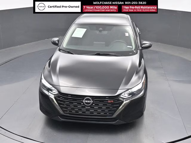 2024 Super Black Nissan Sentra SR FWD Sedan
