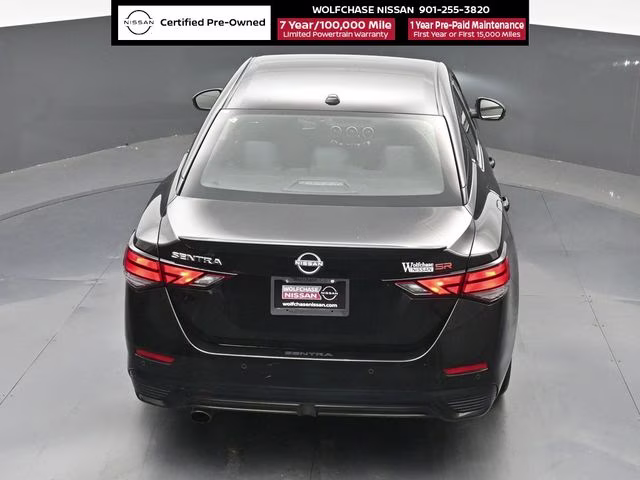 2024 Super Black Nissan Sentra SR FWD Sedan