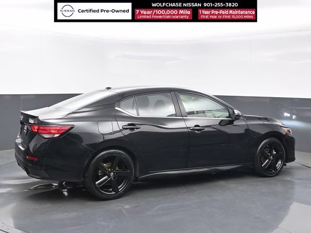 2024 Super Black Nissan Sentra SR FWD Sedan
