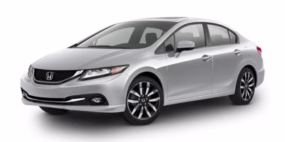 2014 Gray Honda Civic EX-L FWD Sedan