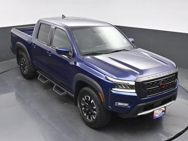 2023 Deep Blue Pearl Nissan Frontier PRO-4X 4X4 Truck