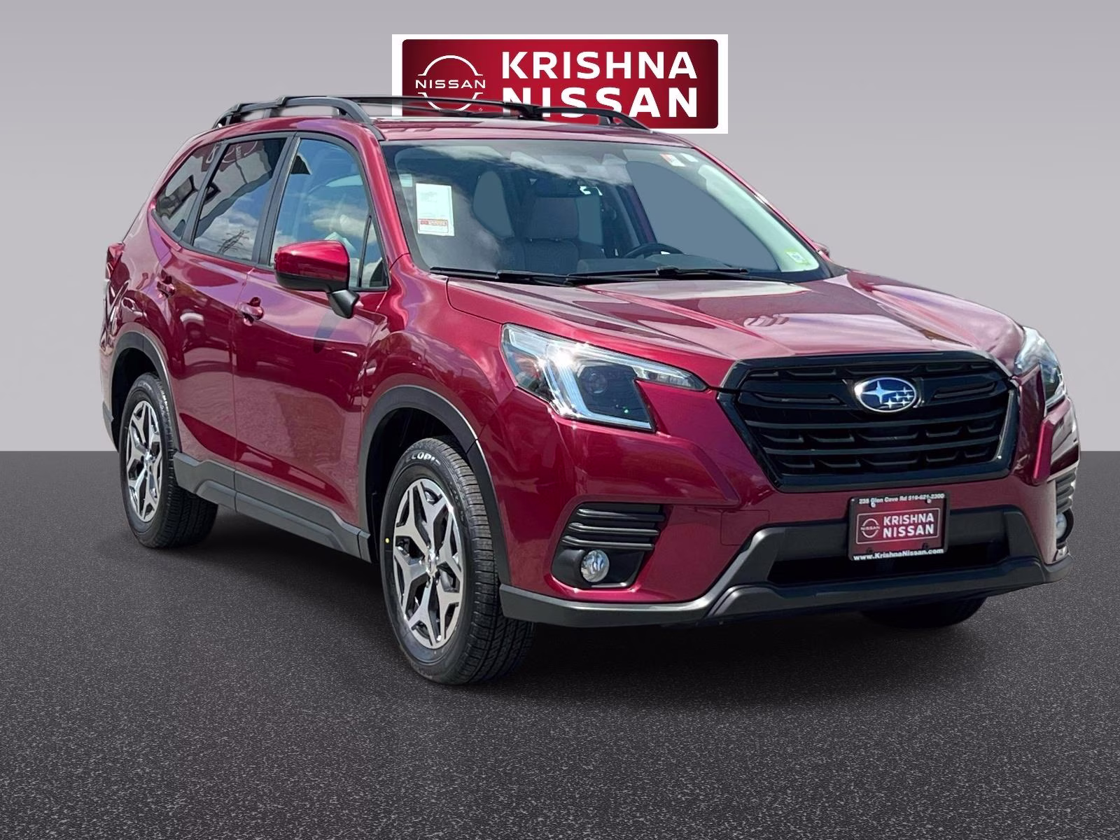 2023 Red Subaru Forester Premium CVT AWD SUV