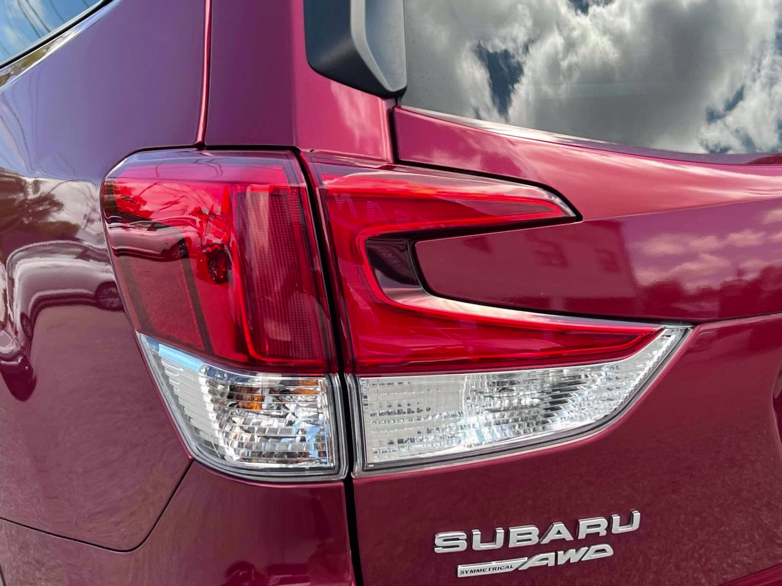 2023 Red Subaru Forester Premium CVT AWD SUV