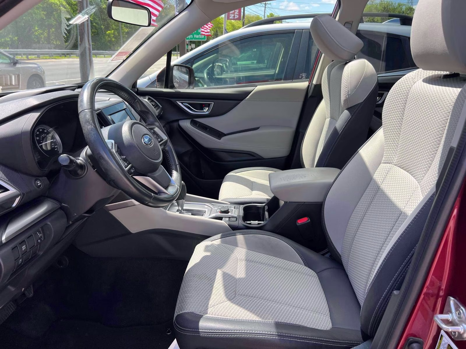 2023 Red Subaru Forester Premium CVT AWD SUV