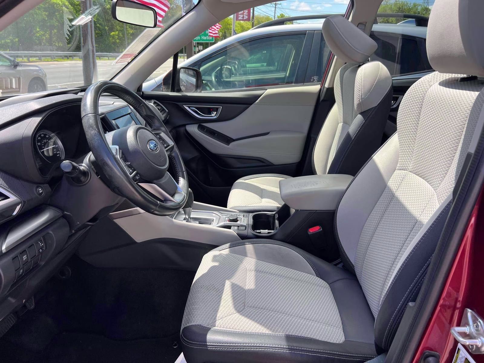 2023 Red Subaru Forester Premium CVT AWD SUV