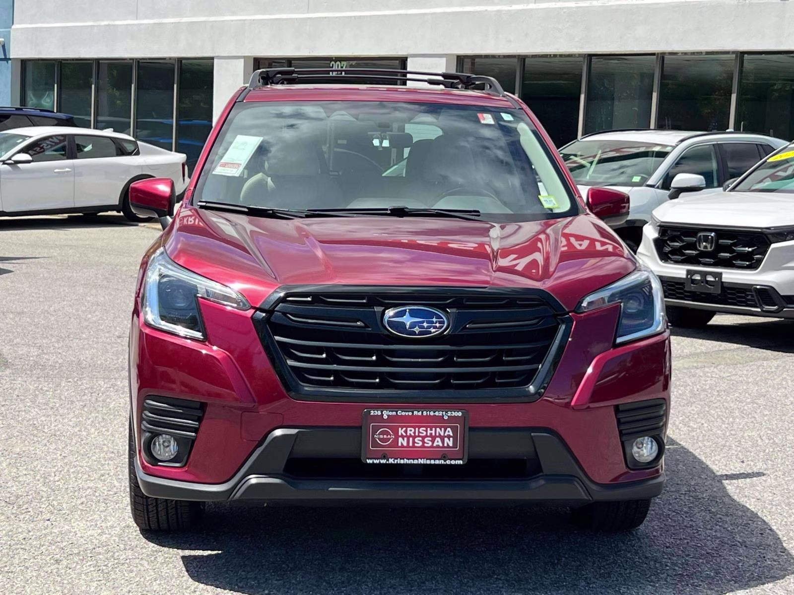 2023 Red Subaru Forester Premium CVT AWD SUV