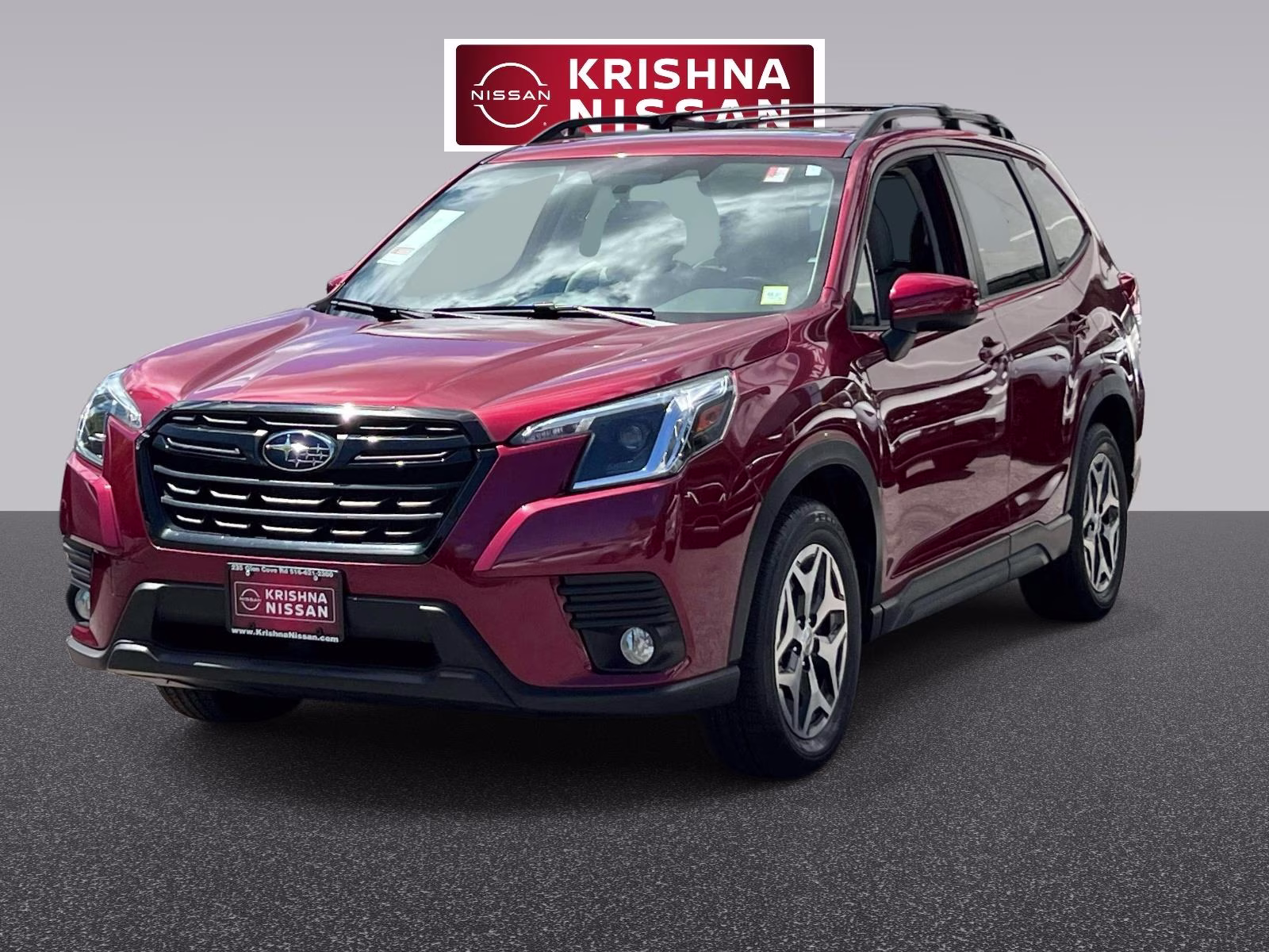 2023 Red Subaru Forester Premium CVT AWD SUV