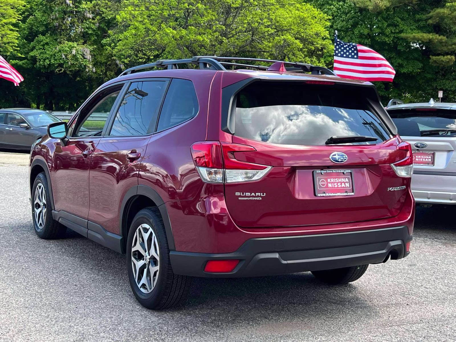 2023 Red Subaru Forester Premium CVT AWD SUV