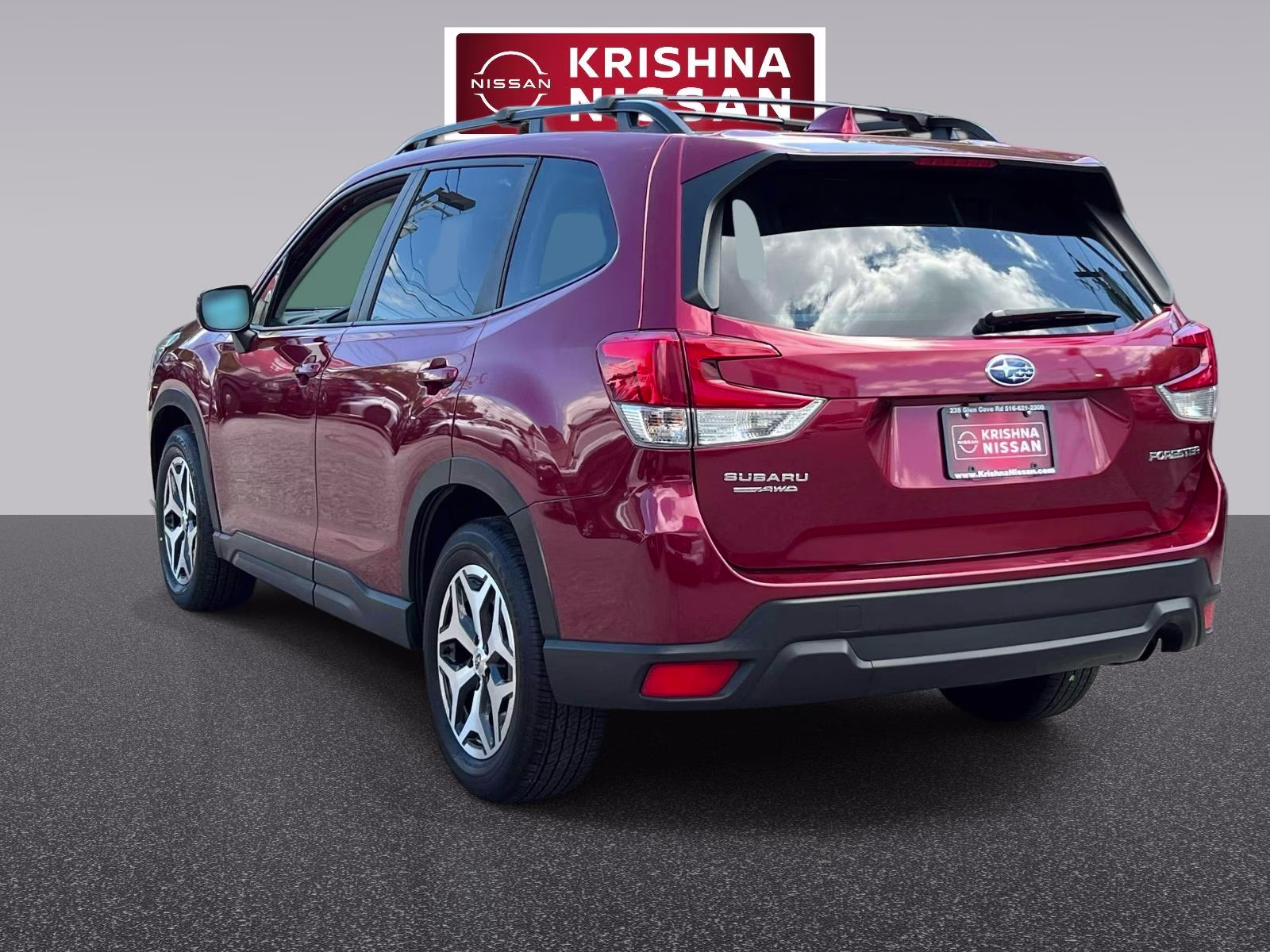 2023 Red Subaru Forester Premium CVT AWD SUV