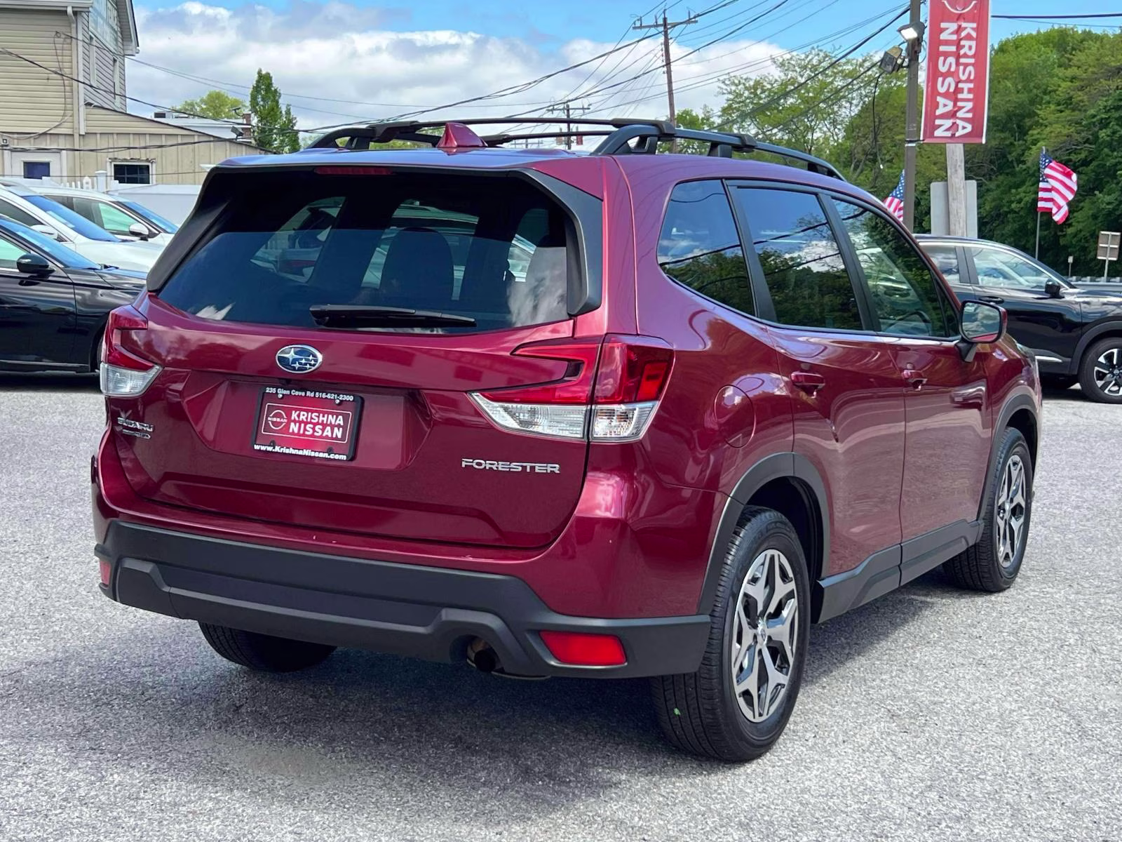 2023 Red Subaru Forester Premium CVT AWD SUV