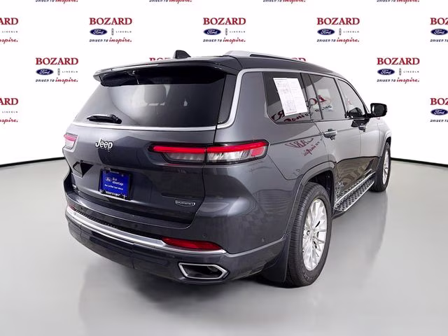 2021 Gray Metallic Jeep Grand Cherokee L Summit 4X4 SUV