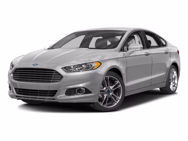 2016 Silver Ford Fusion Titanium FWD Sedan