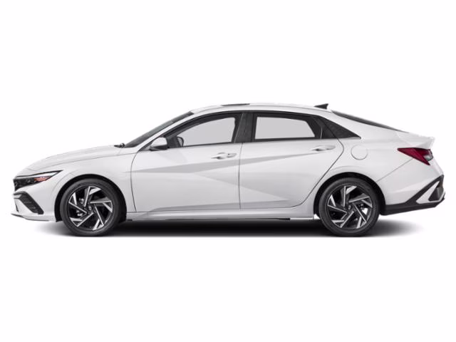 2025 White Hyundai Elantra SEL Convenience FWD Sedan