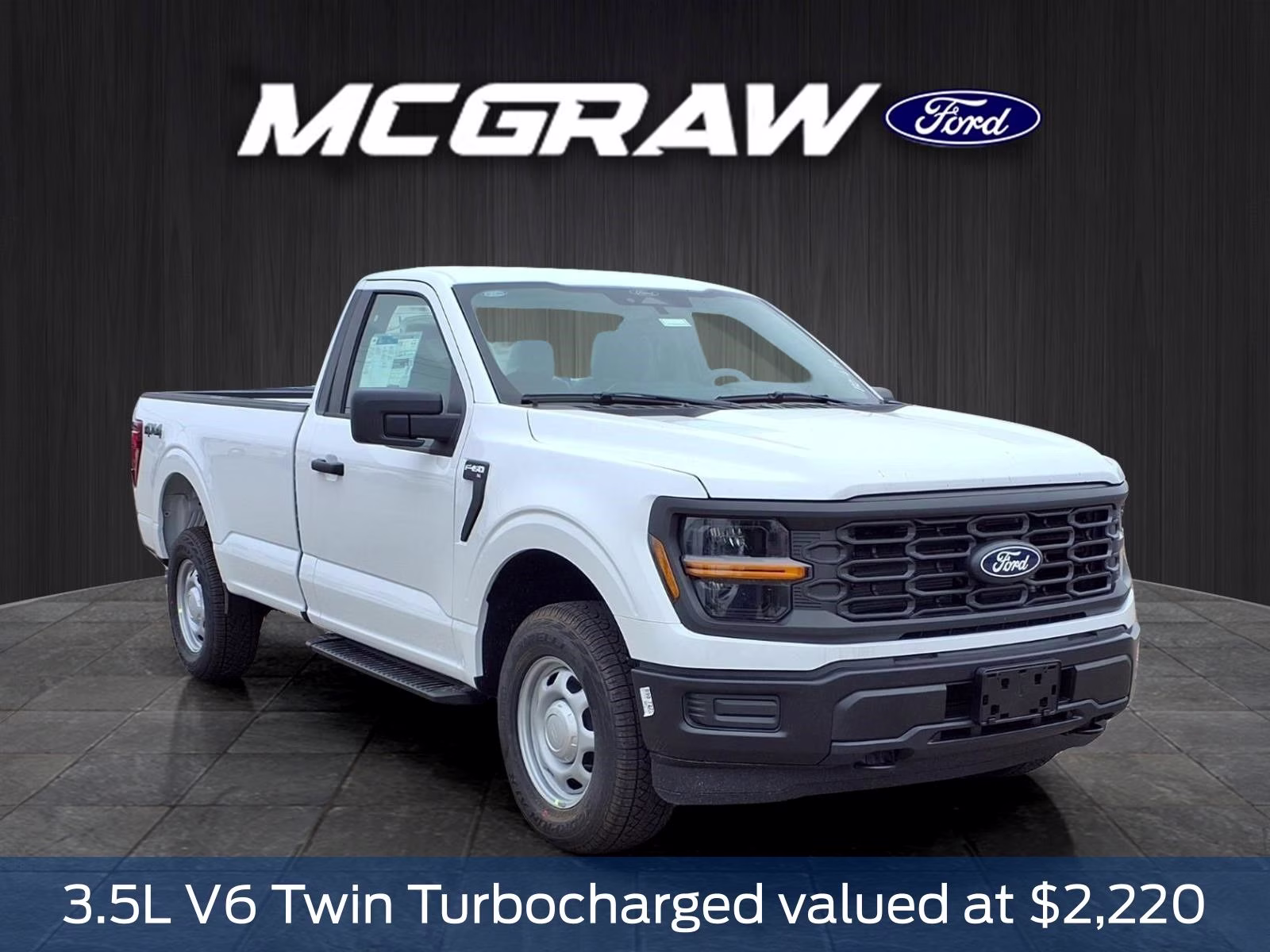 2026 Oxford White Ford F-150 XL 4X4 Truck