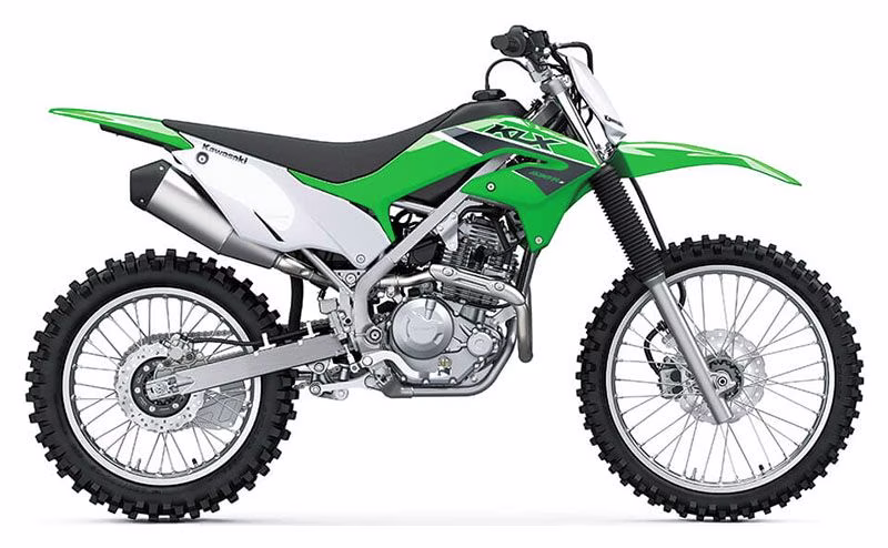 2023 Lime Green Kawasaki KLX 230R S Motorcycle