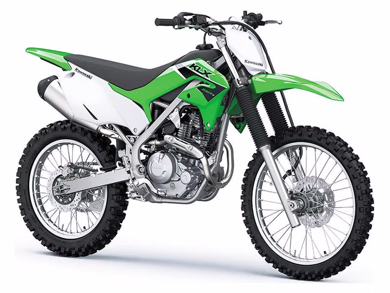 2023 Lime Green Kawasaki KLX 230R S Motorcycle
