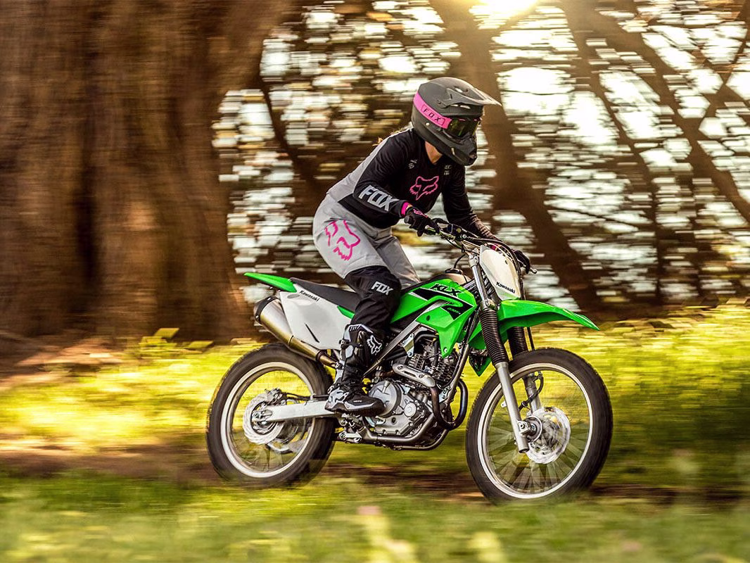 2023 Lime Green Kawasaki KLX 230R S Motorcycle