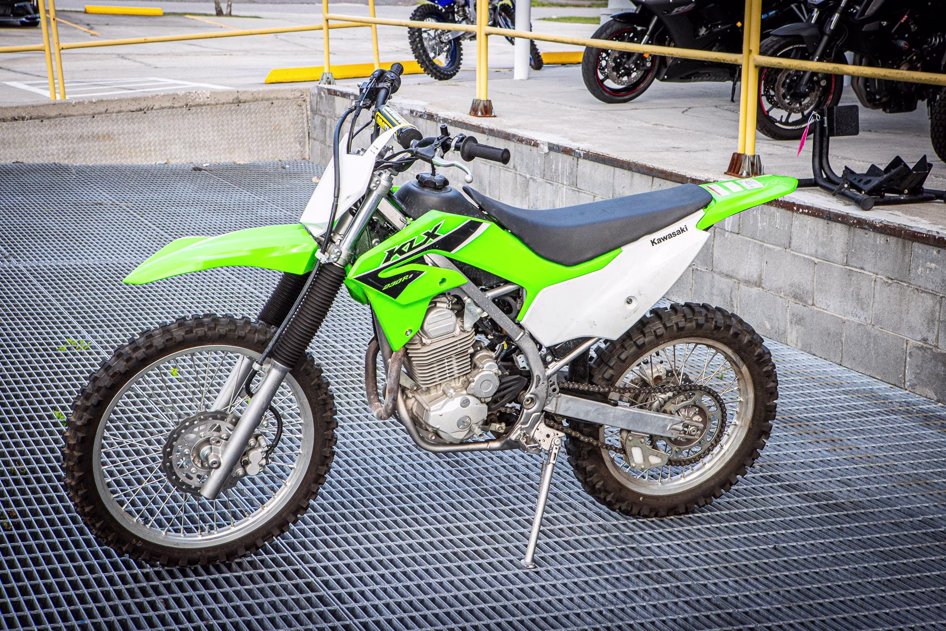 2023 Lime Green Kawasaki KLX 230R S Motorcycle