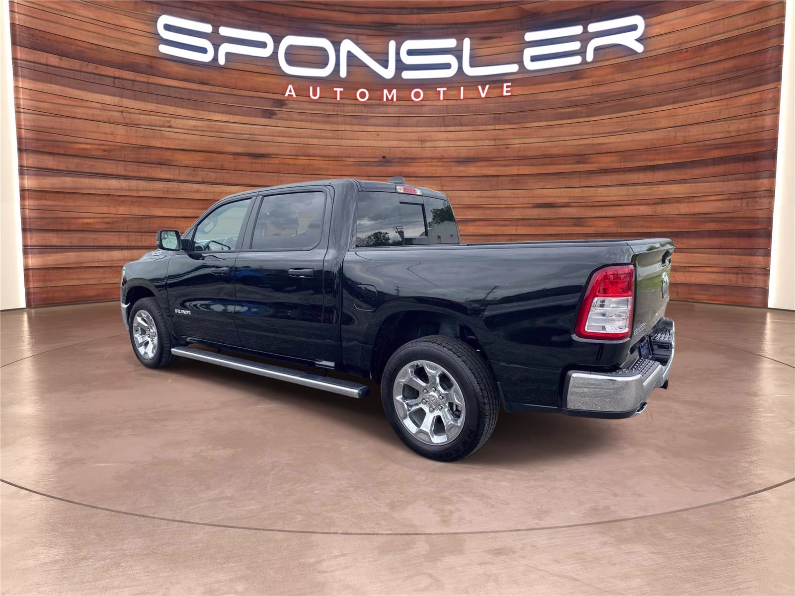 2023 Diamond Black Crystal Pearlcoat Ram 1500 Big Horn 4X4 Truck