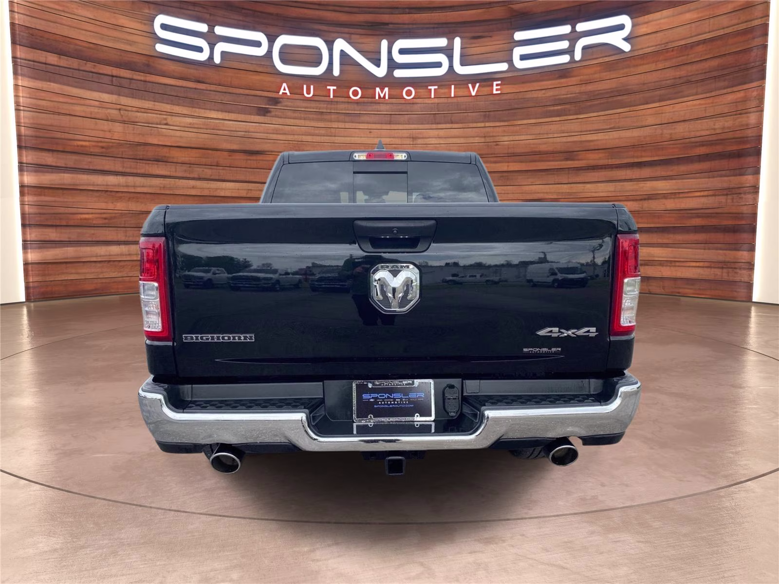 2023 Diamond Black Crystal Pearlcoat Ram 1500 Big Horn 4X4 Truck