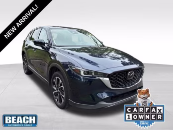 2023 Deep Crystal Blue Mica Mazda CX-5 2.5 S Premium Plus Package AWD SUV