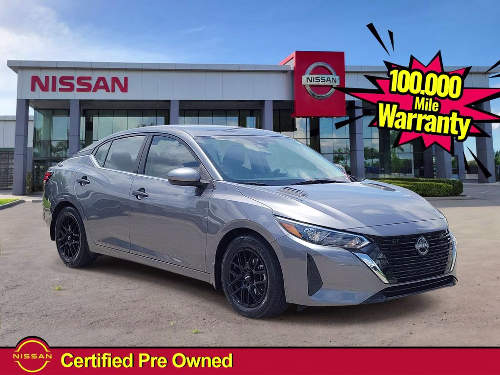 2024 Gun Metallic Nissan Sentra S FWD Sedan