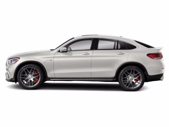 2021 Polar White Mercedes-Benz GLC 63 S AMG Coupe AWD Crossover