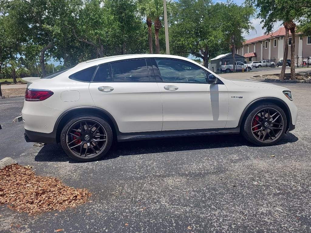 2021 MANUFAKTUR Diamond White Metallic Mercedes-Benz GLC AMG GLC 63 S AWD SUV